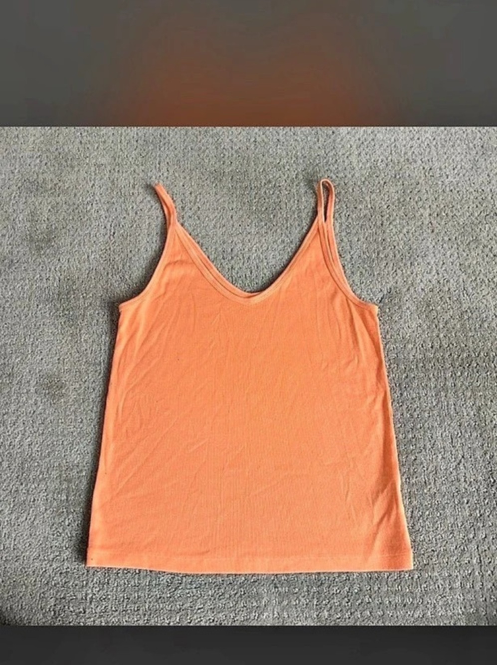 Orange tank top